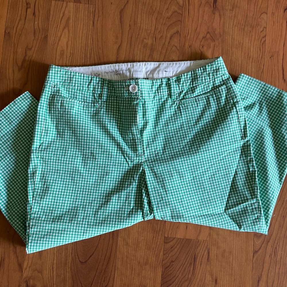 Talbots women’s green capris size 10p
